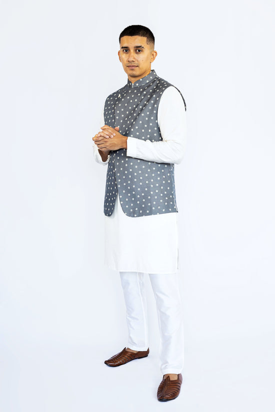 Midnight Overlap Vest Set