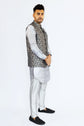 Geometric Whirl Vest Set